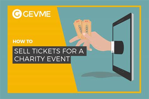 online ticket sales for charity events